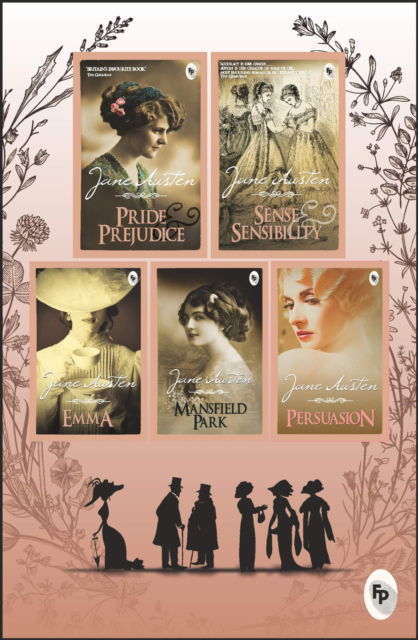 Cover for Jane Austen · Greatest Works of Jane Austen: Set of 5 Books (Paperback Book) (2019)