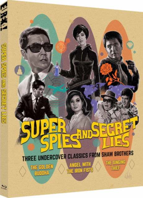 SUPER SPIES AND SECRET LIES Eureka Classics Bluray · Super Spies And Secret Lies: Three Undercover Classics From Shaw Brothers (Blu-ray) [Limited edition] (2024)