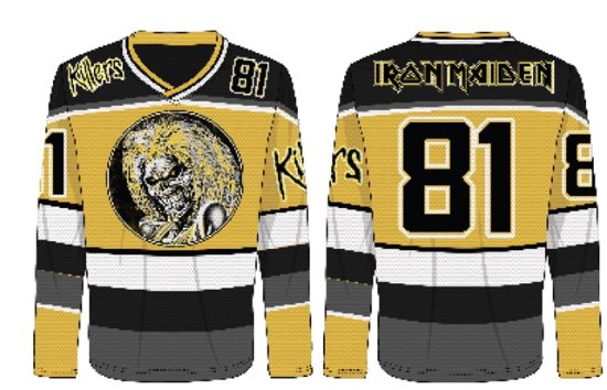 Cover for Iron Maiden · Iron Maiden Killer 81 Hockey Jersey Large (T-shirt) (2024)