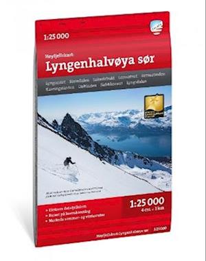 Cover for Lyngenhalvoya sor - Hoyfjellskart - High alpine map (Map) (2023)