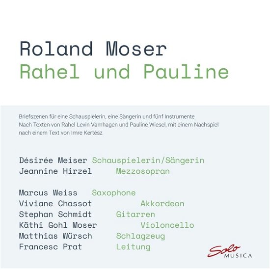 Roland Moser: Rahel And Pauline - Moser,Roland/+ - Musikk - SOLO MUSICA - 4260123644529 - 10. mai 2024
