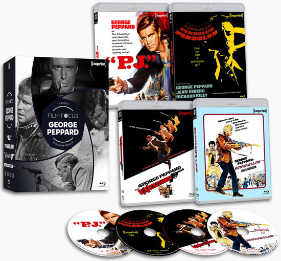 Cover for Blu-ray · Film Focus: George Peppard (1968 - 1974) (Blu-ray) (2023)