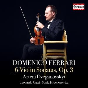 Cover for Dzeganovskyi / Gatti · Domenico Ferrari: 6 Sons Op. 3 (CD) (2025)