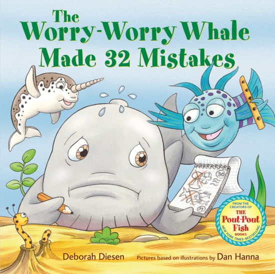 Cover for Deborah Diesen · The Worry-Worry Whale Made 32 Mistakes - Worry-Worry Whale Adventure (Hardcover Book) (2025)