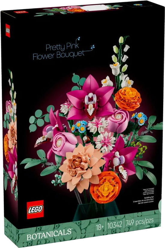 Cover for Lego · Botanicals - Pretty Pink Flower Bouquet (10342) (Toys)