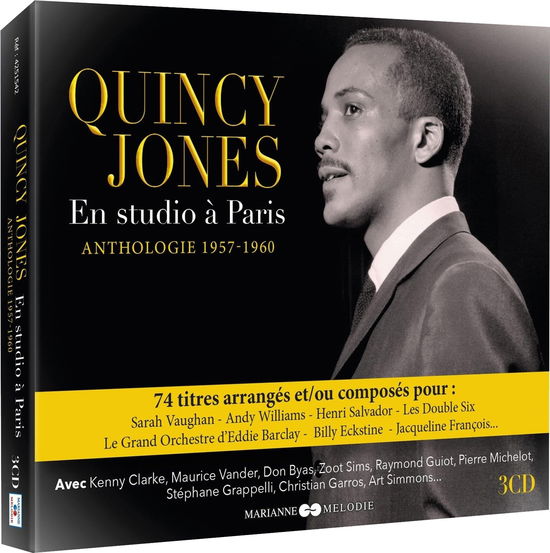 Cover for Quincy Jones · En Studio A Paris-Anthologie 1957/1960 (CD) (2024)