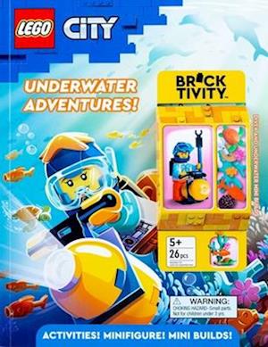Cover for Ameet Publishing · Lego City: Underwater Adventures (Activity Book With Minifigure) (Book) (2025)