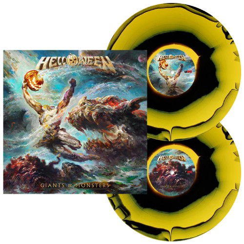 Cover for Helloween · Giants &amp; Monsters (LP) [Limited Yellow &amp; Black Splatter edition] (2025)