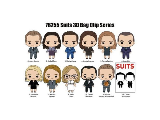 Cover for Suits 3D PVC-Taschenanhanger Series 1 Display (24) (Lelut) (2025)