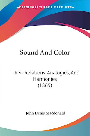Cover for John Denis Macdonald · Sound And Color (Paperback Book) (2009)