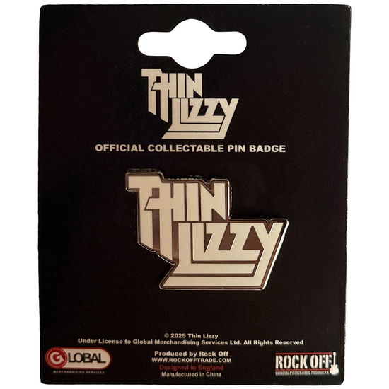 Cover for Thin Lizzy · Thin Lizzy Pin Badge: Logo (Badge)
