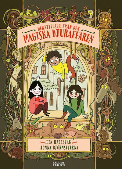 Cover for Lin Hallberg · Berättelser från den magiska djuraffären (Innbunden bok) (2024)