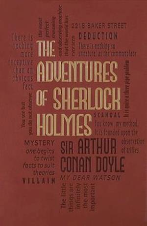 Cover for Sir Arthur Conan Doyle · Adventures of Sherlock Holmes - Word Cloud Classics (Paperback Book) (2025)