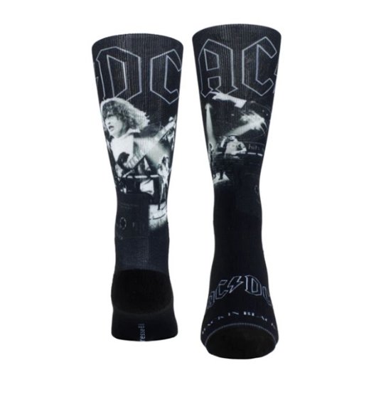 Cover for AC/DC · AC/DC Back In Black Socks (One Size) (Klær) (2024)
