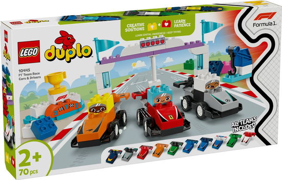 Cover for Lego · Duplo Town - F1AÂ® Team Race Cars &amp; Drivers (10445) (Toys)