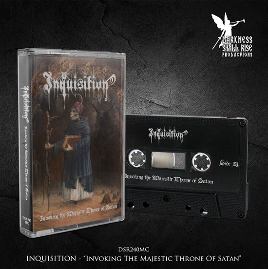 Cover for Inquisition · Invoking the Majestic Throne of Satan (Kassett) (2024)
