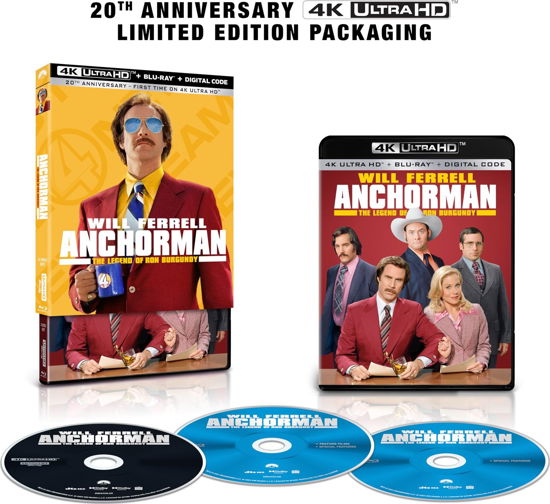 Anchorman: the Legend of Ron Burgundy (Blu-ray) (2024)