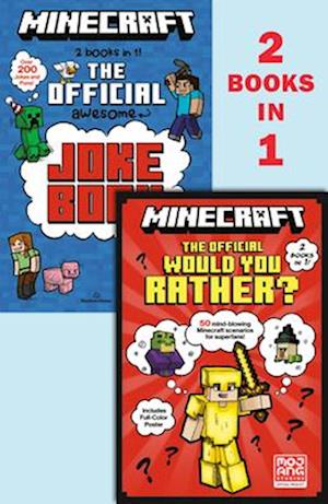 Cover for Random House · Minecraft 2In1 Off Would You Rather Joke (Bog) (2024)