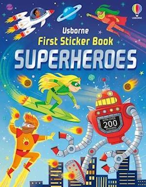 Cover for Kate Nolan · First Sticker Book Superheroes (Book) (2025)