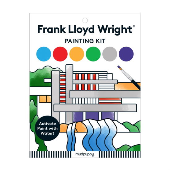 Cover for Mudpuppy · Frank Lloyd Wright Painting Kit (Book) (2025)