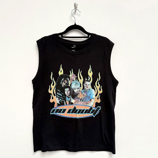 Cover for No Doubt · No Doubt Unisex Tank T-Shirt: Retro (Black) (T-shirt) [size S]