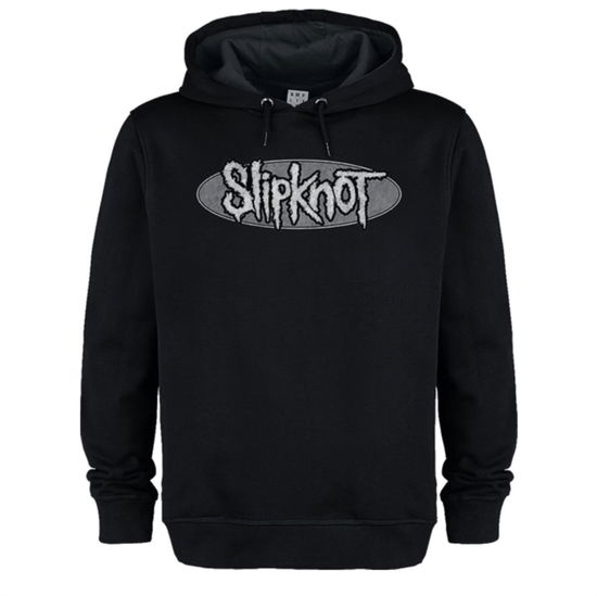 Cover for Slipknot · Slipknot Oval Logo Amplified Vintage Black Large Hoodie Sweatshirt (T-shirt) (2024)