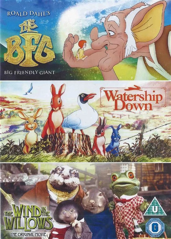 Cover for Wind In The Willows / Watership Down / Big Friendly Giant (DVD) [Box Set edition] (2017)