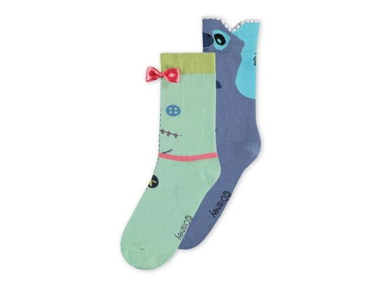 Cover for Lilo &amp; Stitch · STITCH &amp; SCRUMP - Pack of 2 pairs of socks (T35-38 (Toys)