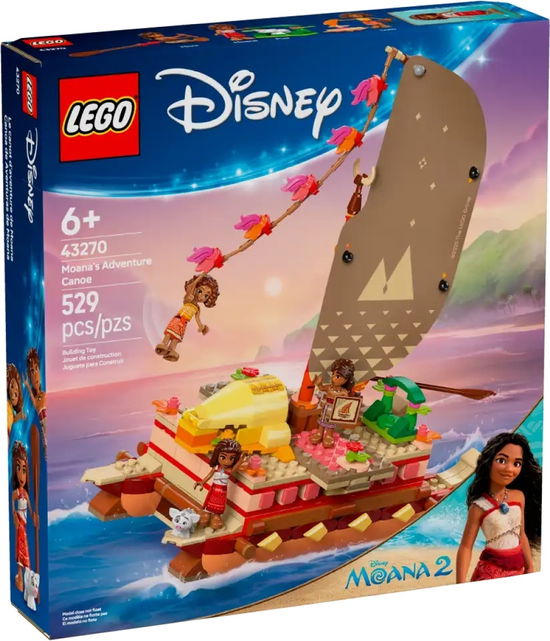 Cover for Lego · Disney Princess - Moana\'s Adventure Canoe (43270) (Toys)