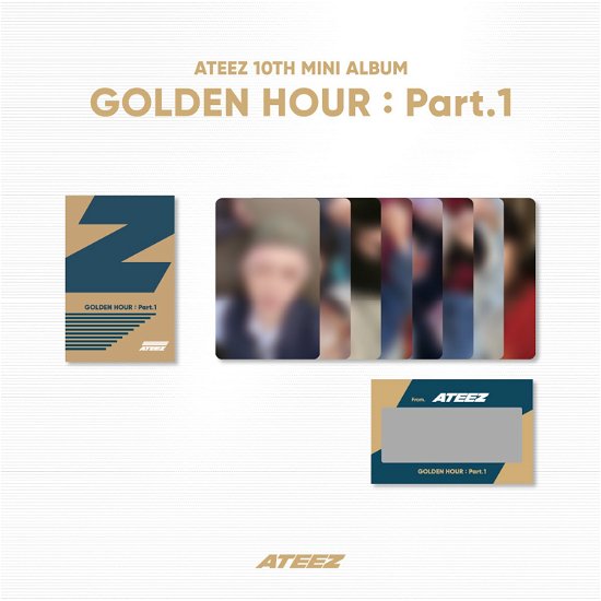 Cover for ATEEZ · Golden Hour pt. 1 - Photo &amp; Scratch Card Set (Fotokarte) [Set Z] (2024)