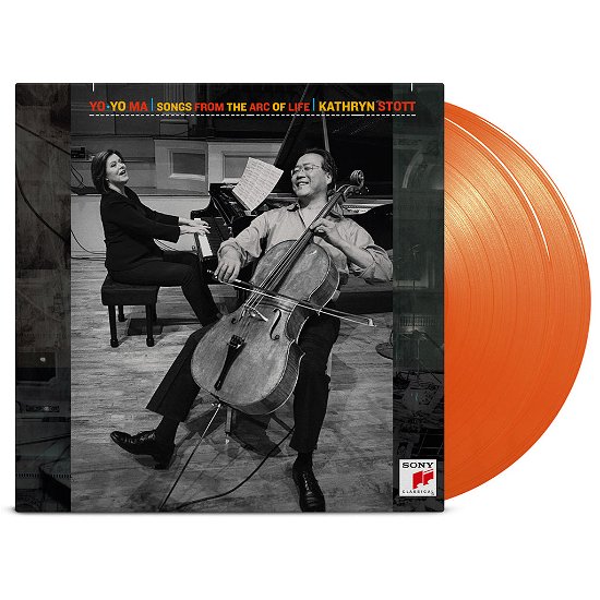 Cover for Yo-Yo Ma &amp; Kathryn Stott · Songs From The Arc Of Life (LP) [Orange Vinyl edition] (2024)