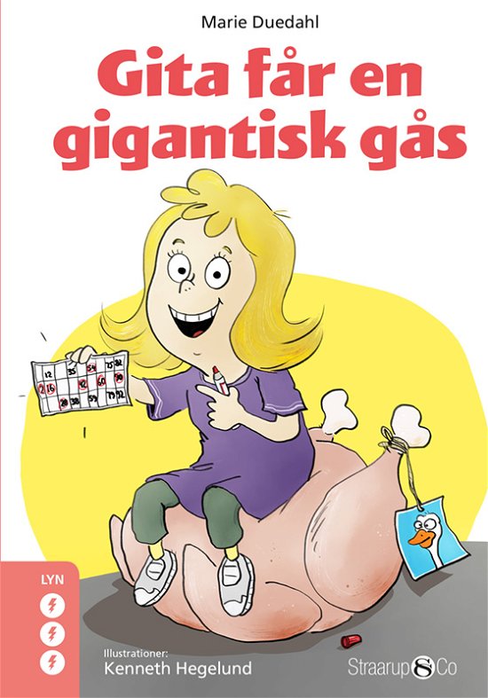 Cover for Marie Duedahl · Lyn: Gita får en gigantisk gås (Gebundenes Buch) [1. Ausgabe] (2024)