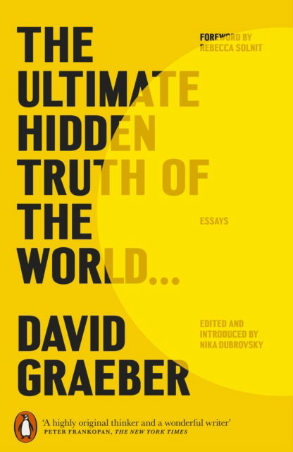 Cover for David Graeber · The Ultimate Hidden Truth of the World (Paperback Book) (2025)