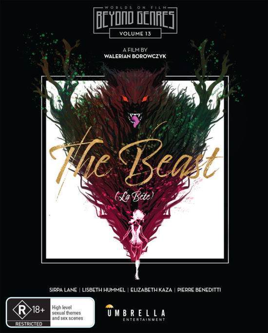 The Beast (La Bete) (1975) (Beyond Genres #13) - Elisabeth, Hummel, Lisbeth, Lane, Sirpa, Borowczyk, Walerian Kaza - Elokuva - ABR5 (IMPORT) - 9344256023606 - keskiviikko 3. marraskuuta 2021