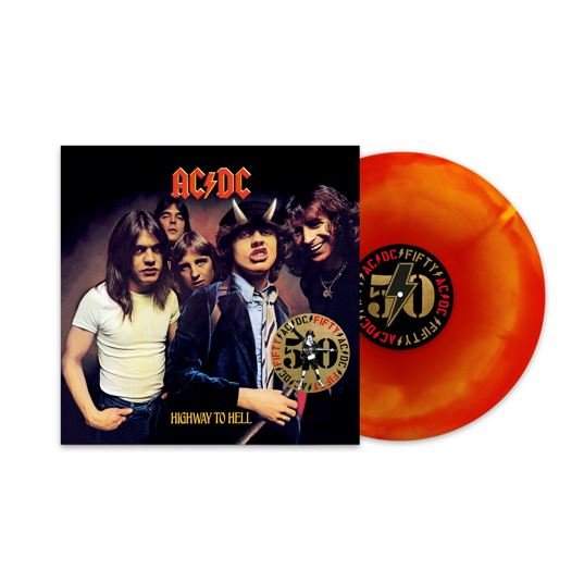 Cover for Ac/Dc · Highway To Hell (LP) [Limited Indie Only Hellfire Coloured Vinyl edition] (2024)