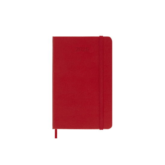 Cover for Moleskine 2026 12 Month Daily Pocket Hardcover Diary (Book) (2025)