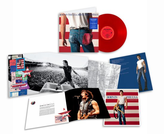 Cover for Bruce Springsteen · Born in the USA (LP) [40th Anniversary Translucent Red Vinyl edition] (2024)
