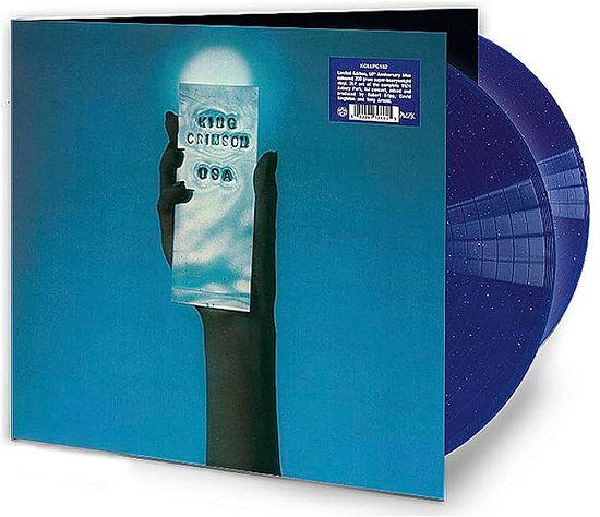 Cover for King Crimson · Usa (LP) [Blue Sparkle - 50Th Anniversary edition] (2024)