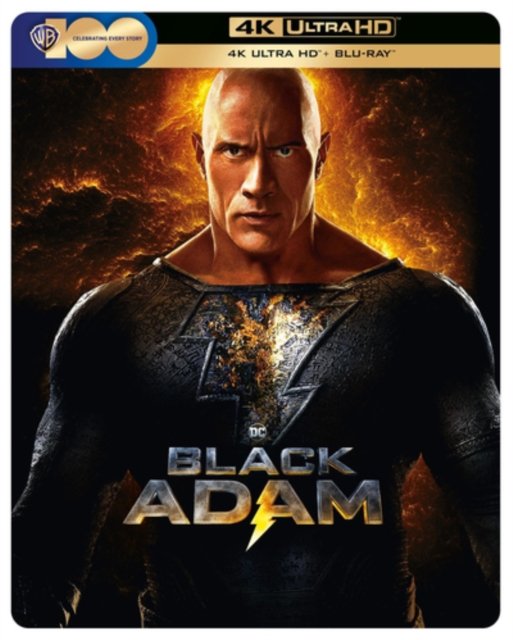 Cover for Black Adam Uhdstlbkcat · Black Adam (Steelbook) (Blu-ray) (2023)