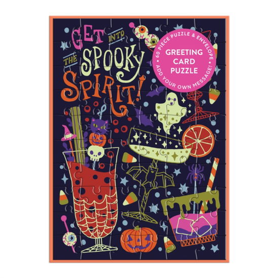 Cover for Galison · Get into the Spooky Spirit Greeting Card Puzzle (SPIEL) (2025)
