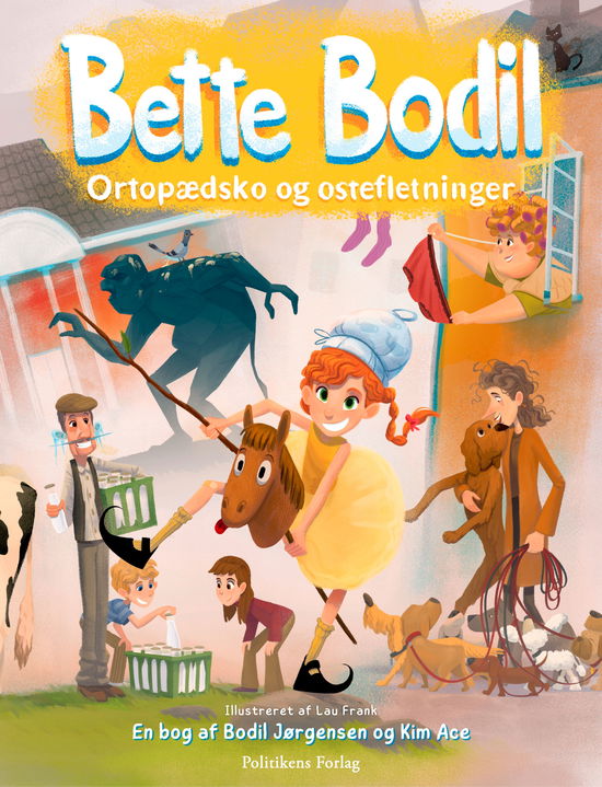 Cover for Kim Ace og Bodil Jørgensen · Bette Bodil - ortopædsko og ostefletninger (Hardcover Book) [1st edition] (2025)