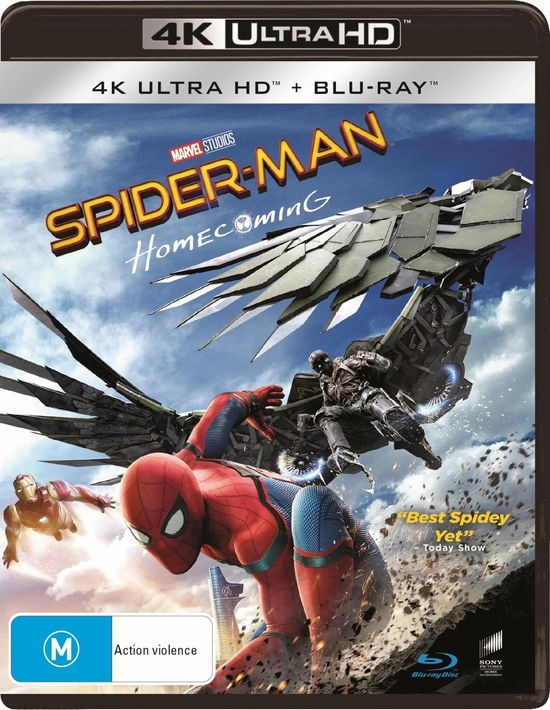Cover for 4k Ultra Hd · Spider-man: Homecoming (Uhd / Bd) (Uv) (4K Ultra HD/BD) (2017)