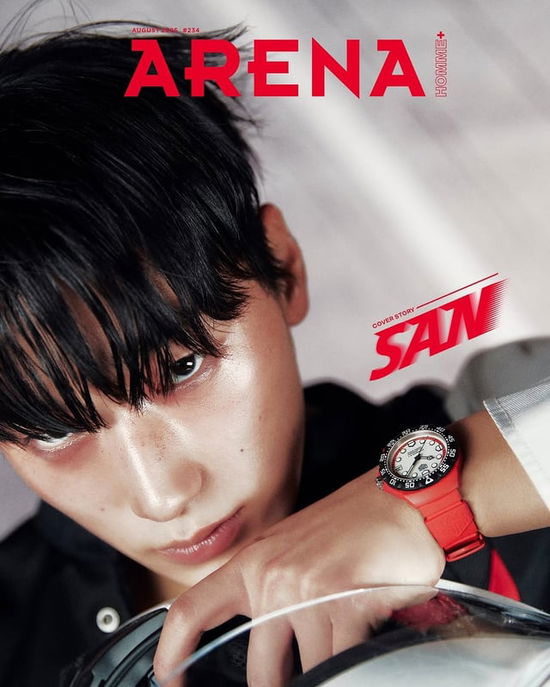 Cover for ATEEZ (SAN) · Arena Homme Korea August 2025 (Magazine) [A edition] (2025)