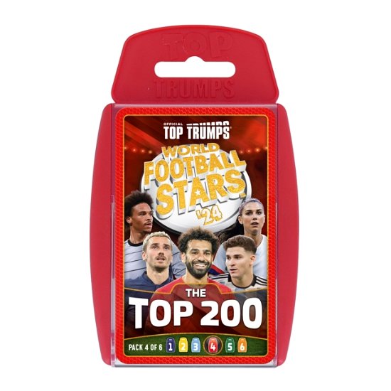 Cover for Winning Moves · Top Trumps World Football Stars Top 200 Cards - Pack 4 (Paperback Bog) (2024)