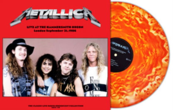 Cover for Metallica · Live At The Hammersmith Odeon. London 1986 (Red Cloudy Vinyl) (LP) (2024)