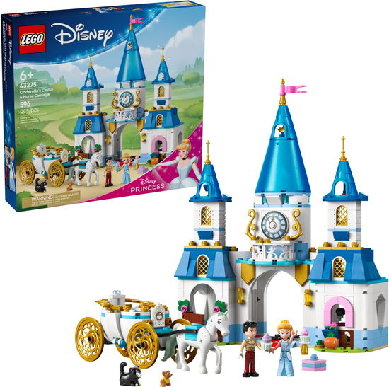 Cover for Lego · Disney Princess - Cinderella\'s Castle &amp; Horse Carriage (43275) (Toys)