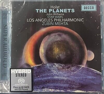 Cover for Holst / Mehta / Los Angeles Philharmonic Orchestra · Zubin Mehta &amp; Los Angeles Philharmonic – Holst: The Planets / John Williams: Star Wars (SACD/CD)