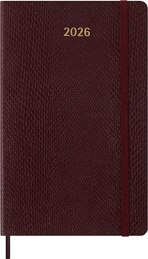 Cover for Moleskine · Moleskine Precious &amp; Ethical 2026 12-Month Weekly Large Hardcover Notebook in Box: Mamba Bordeaux (N/A) (2025)
