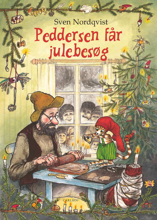Cover for Sven Nordqvist · Peddersen og Findus: Peddersen får julebesøg (Bound Book) [2nd edition] (2025)