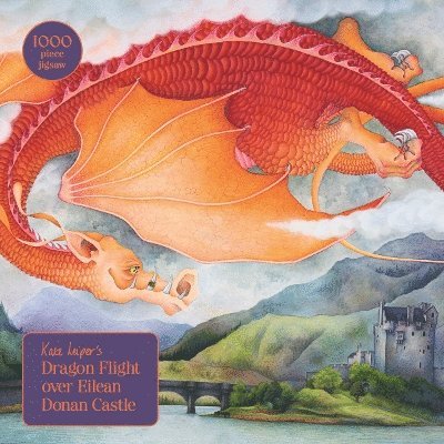 Cover for Dragon Flight over Eilean Donan Castle: 1000-piece jigsaw (GAME) (2025)